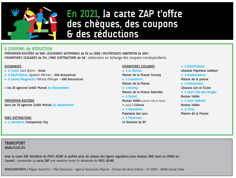CARTE ZAP 20221